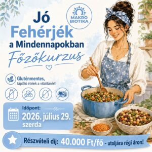 Jó Fehérjék a Mindennapokban Főzőkurzus